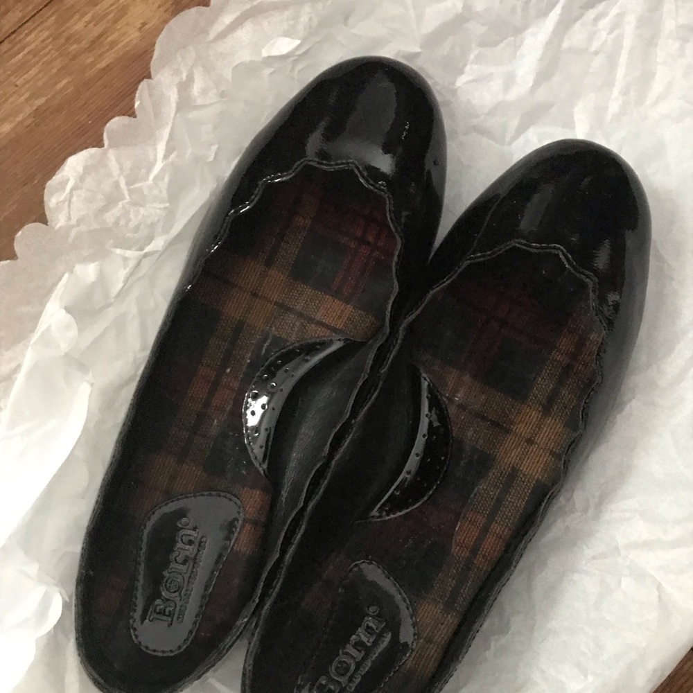 Born patent leather flats